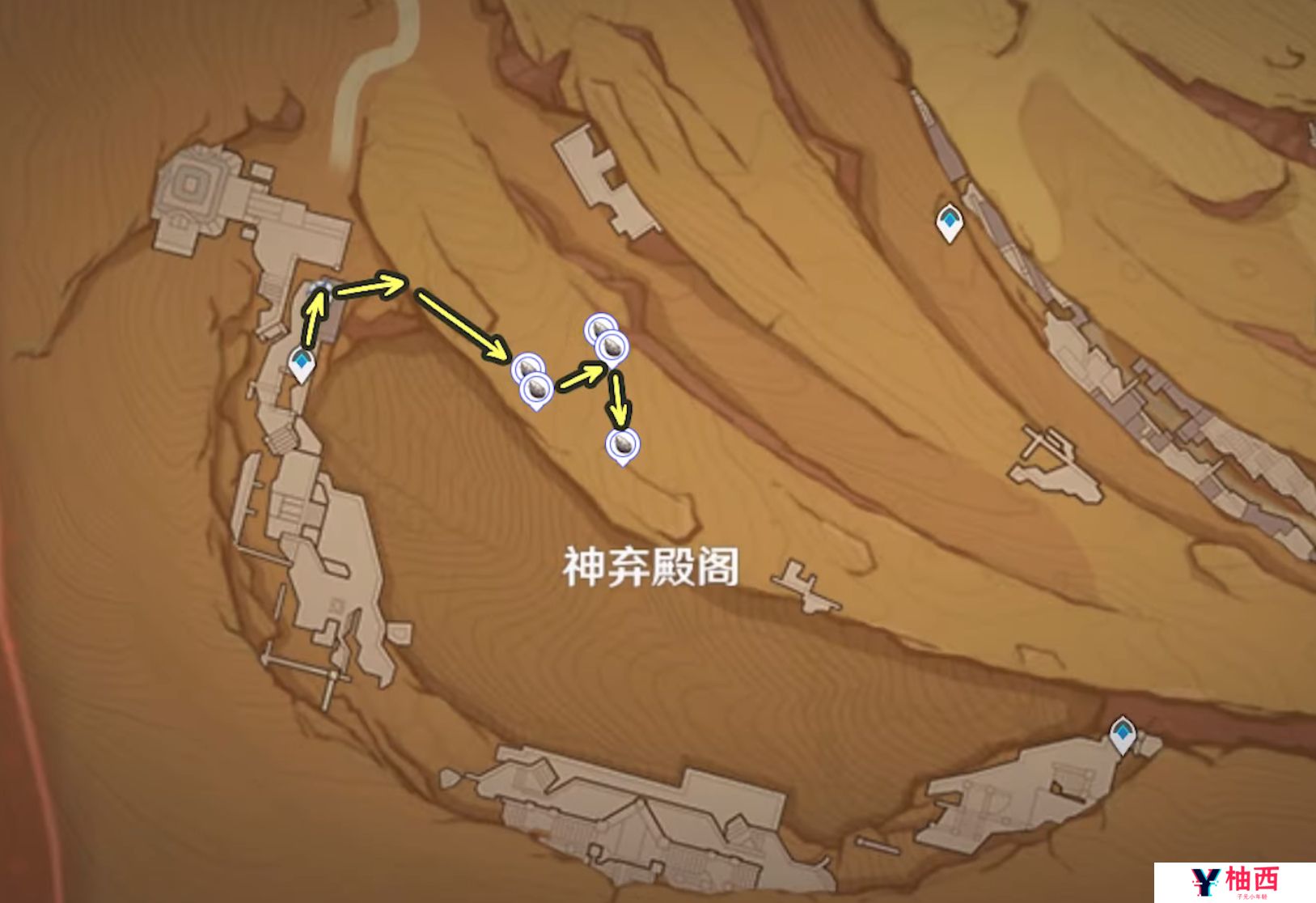 原神沙脂蛹采集地点在哪？含沙虫隧道路线图分享？宣传图6