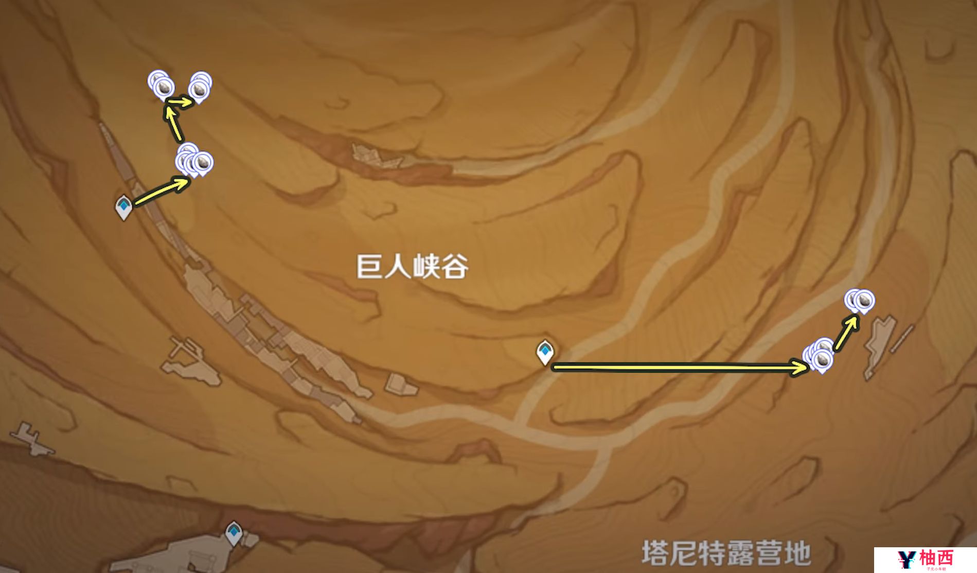 原神沙脂蛹采集地点在哪？含沙虫隧道路线图分享？宣传图3