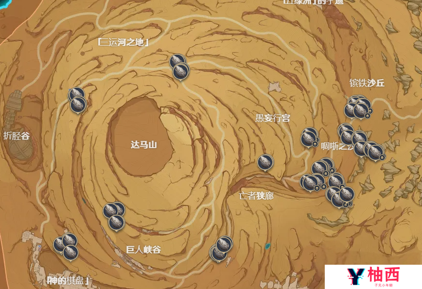 原神沙脂蛹采集地点在哪？含沙虫隧道路线图分享？宣传图1